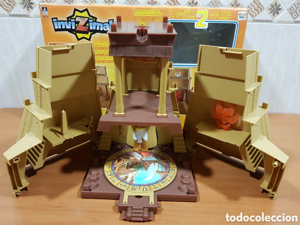 Juegos antiguos: INVIZIMALS TEMPLO DE UBERJACKAL IMC TOYS - Foto 1