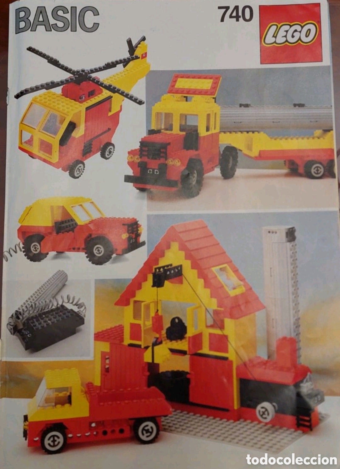 Juegos antiguos: Lego B&aacute;sico 740, a&ntilde;o 1985 . Completo - Foto 11