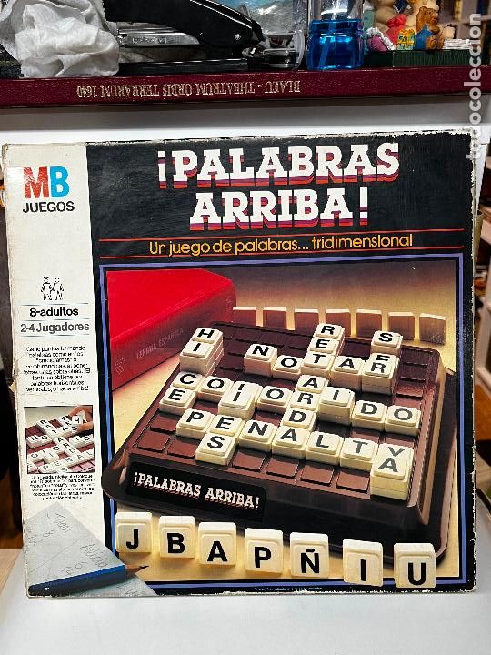 Juegos antiguos: Juego de mesa palabras arriba de MB - Foto 2