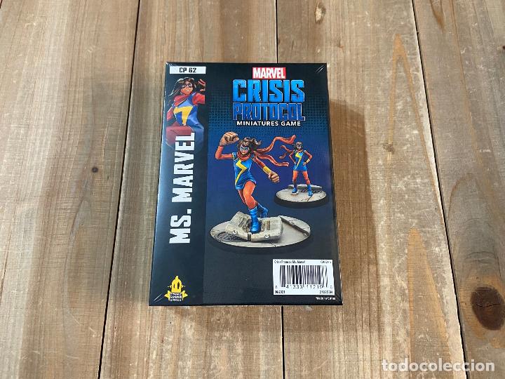 Juegos antiguos: Marvel Crisis Protocol - MS. MARVEL - Ed. ingl&eacute;s. Atomic Mass Games. Precintado. - Foto 1