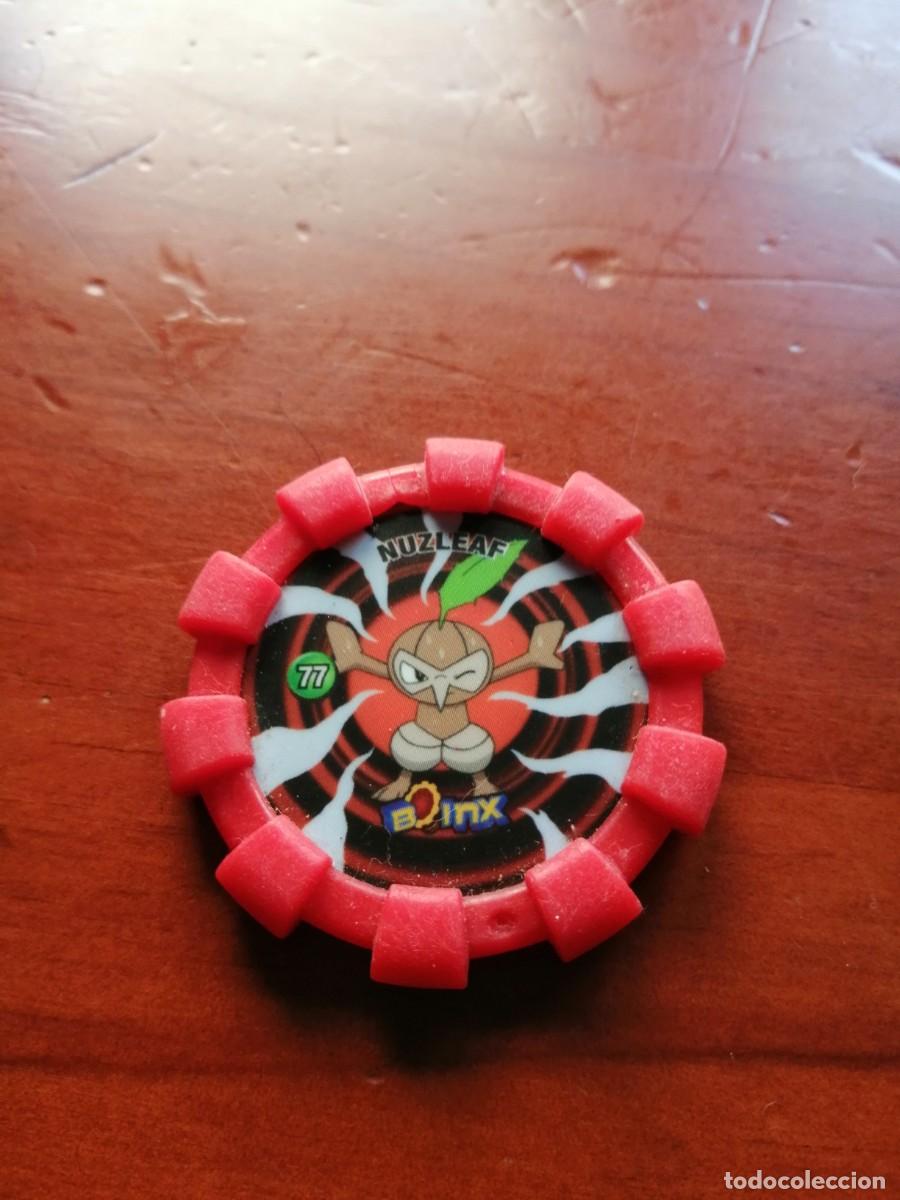 Juegos antiguos: TAZO POKEMON BOINX 77 NUZLEAF - Foto 1