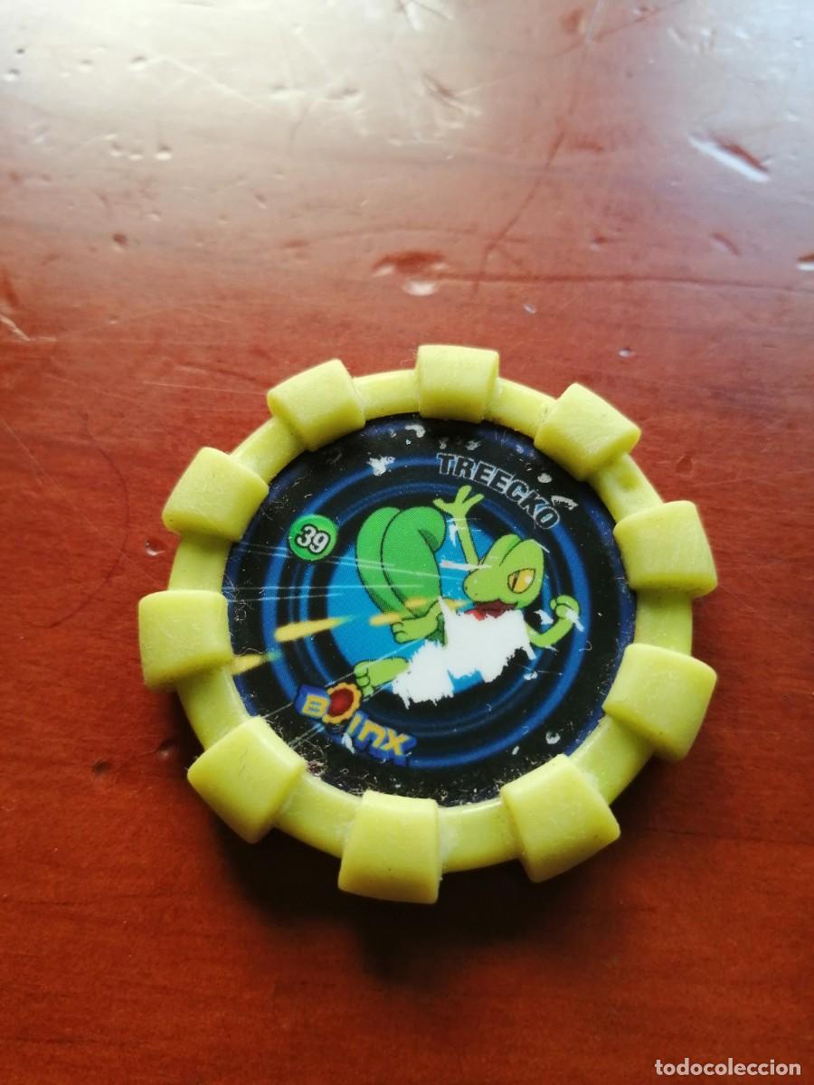 Juegos antiguos: TAZO POKEMON BOINX 39 TREECKO - Foto 1