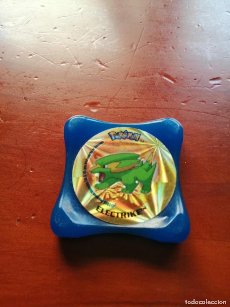 Juegos antiguos: TAZO POKEMON LASER WAPS ELECTRIKE - Foto 1