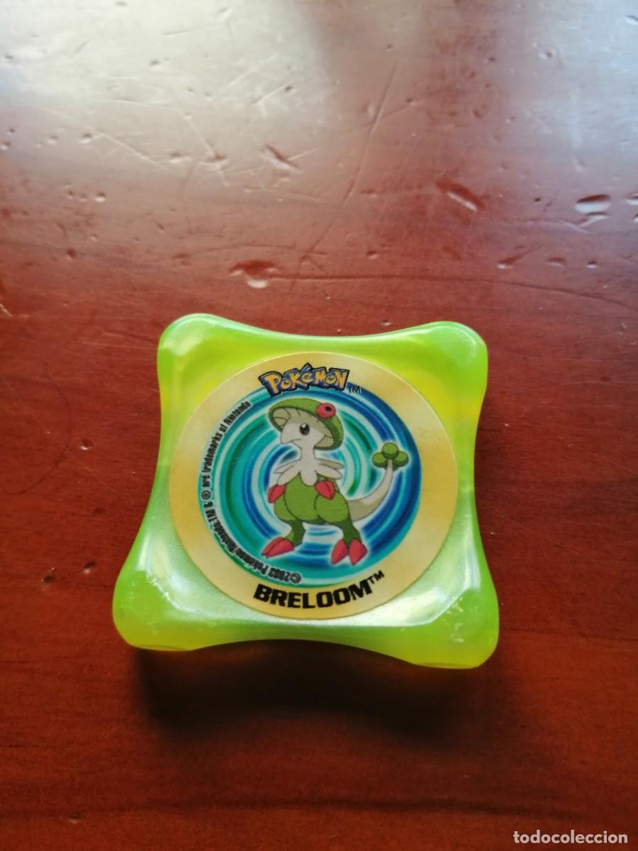 Juegos antiguos: TAZO POKEMON LASER WAPS BRELOOM - Foto 1