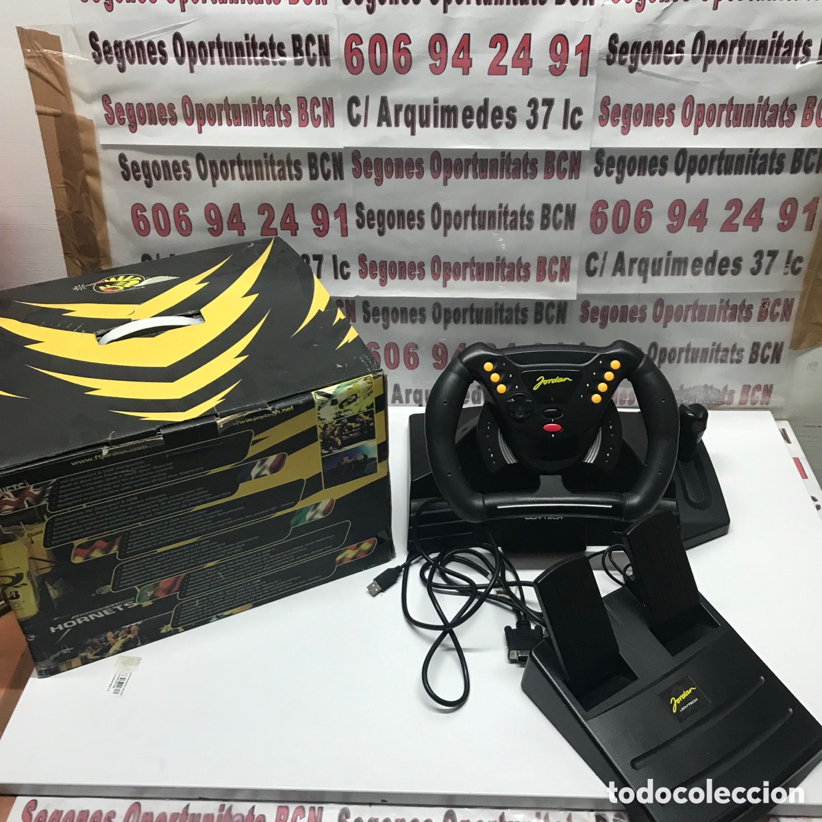 Juegos antiguos: VOLANTE PC JOYTECH JORDAN - Foto 1