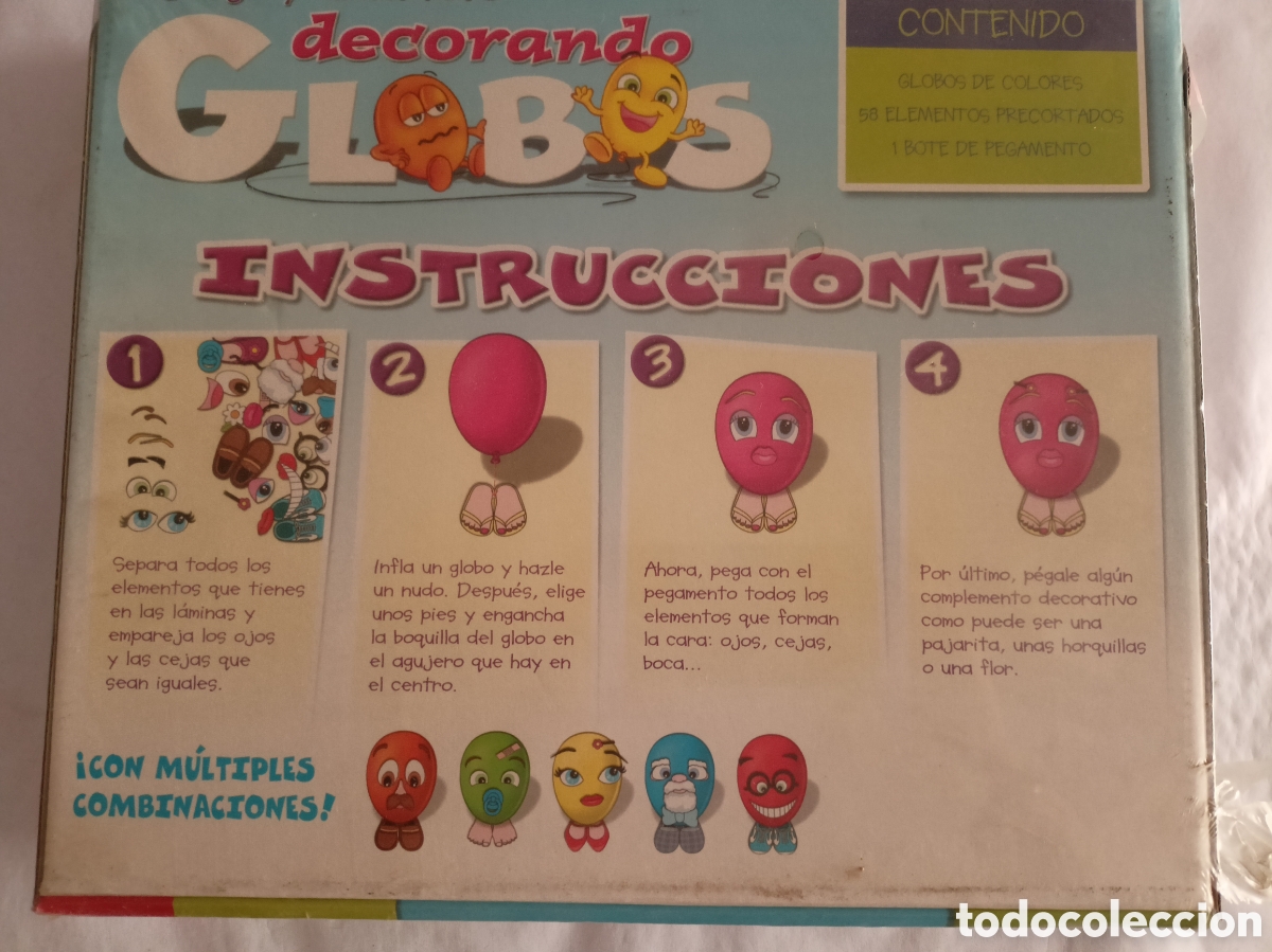 Juegos antiguos: Juega y diviertete decorando con globos. Nuevo - Foto 6