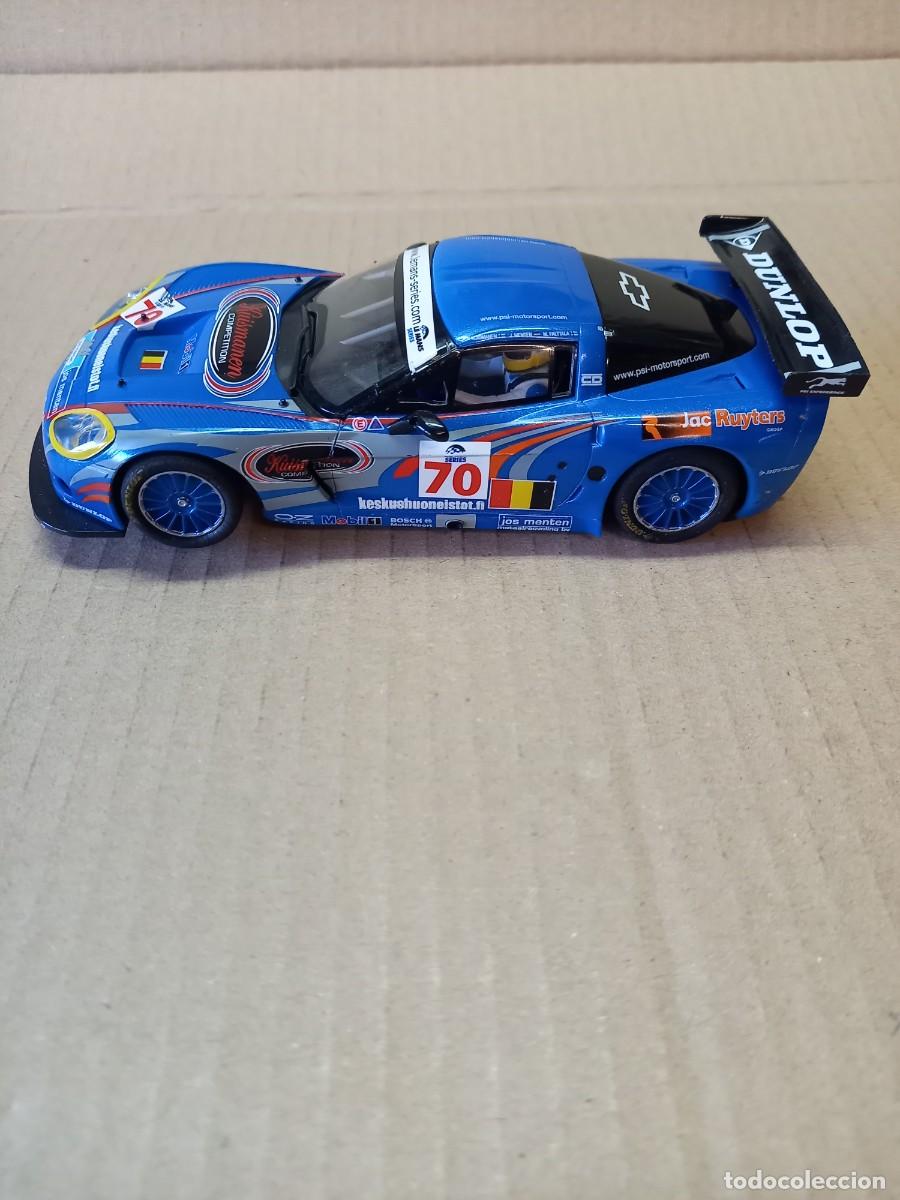 Juegos antiguos: Scalextric Chevrolet Corvette C6R Dunlop Ref. 62520 - Foto 2