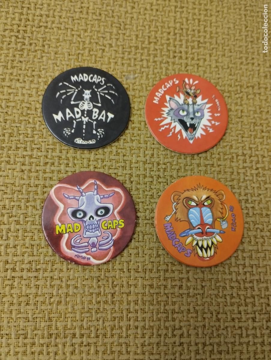 Juegos antiguos: Tazos Mad Caps antiguos - Foto 1