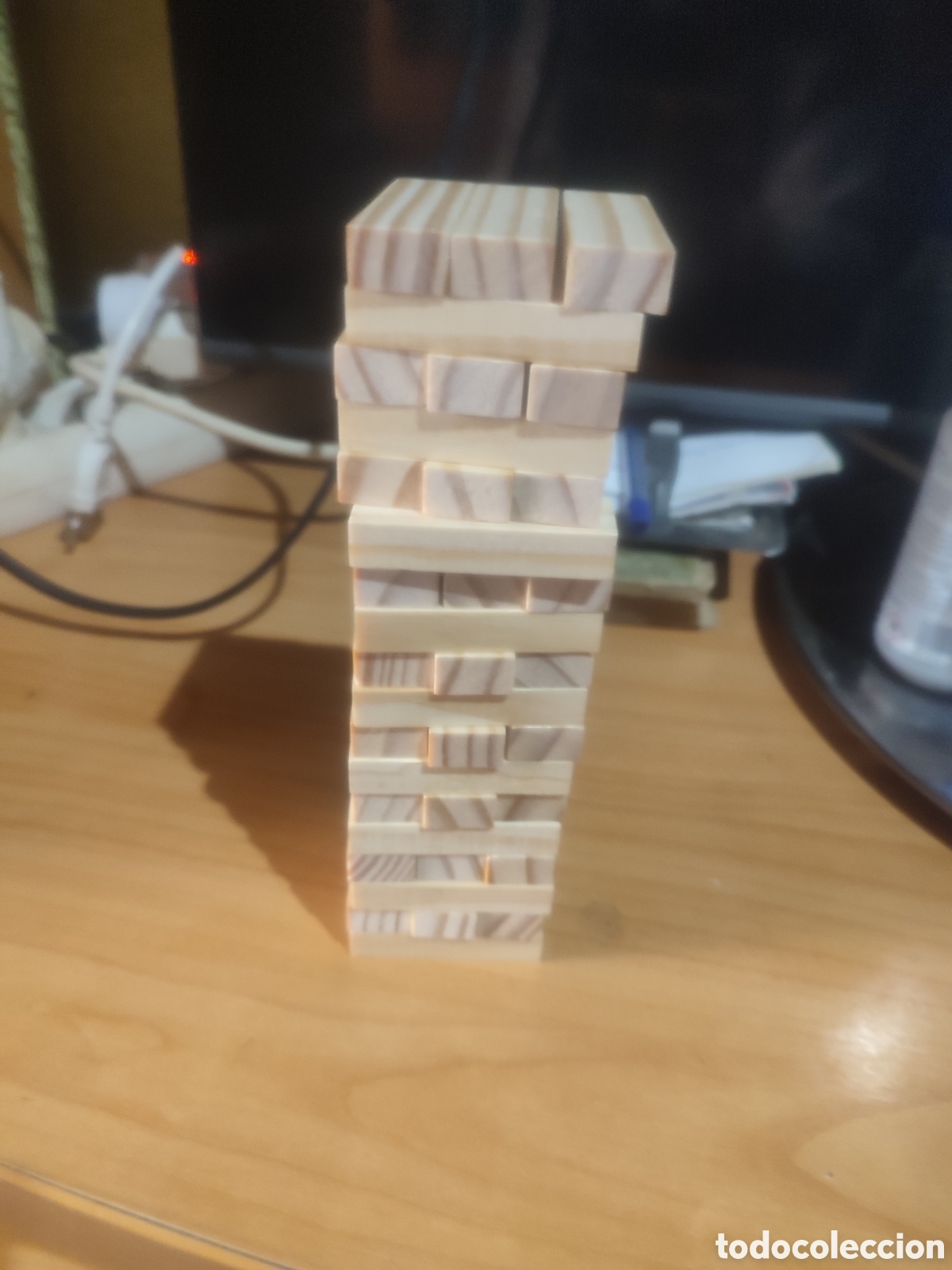 Juegos antiguos: Torre puzzle stapel spel - Foto 2