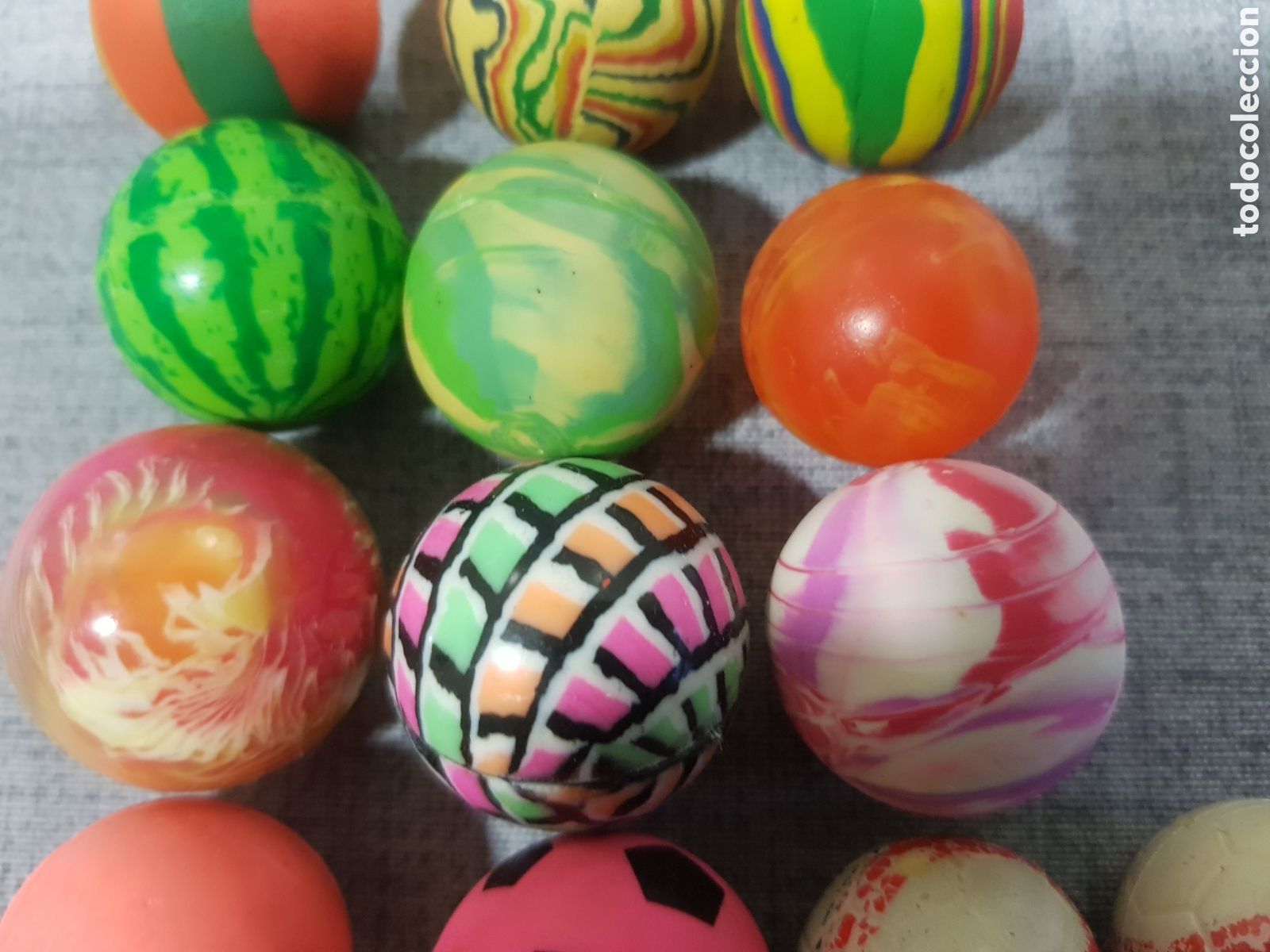 Juegos antiguos: LOTE 19 PELOTAS DE GOMA VARIADAS - Foto 3