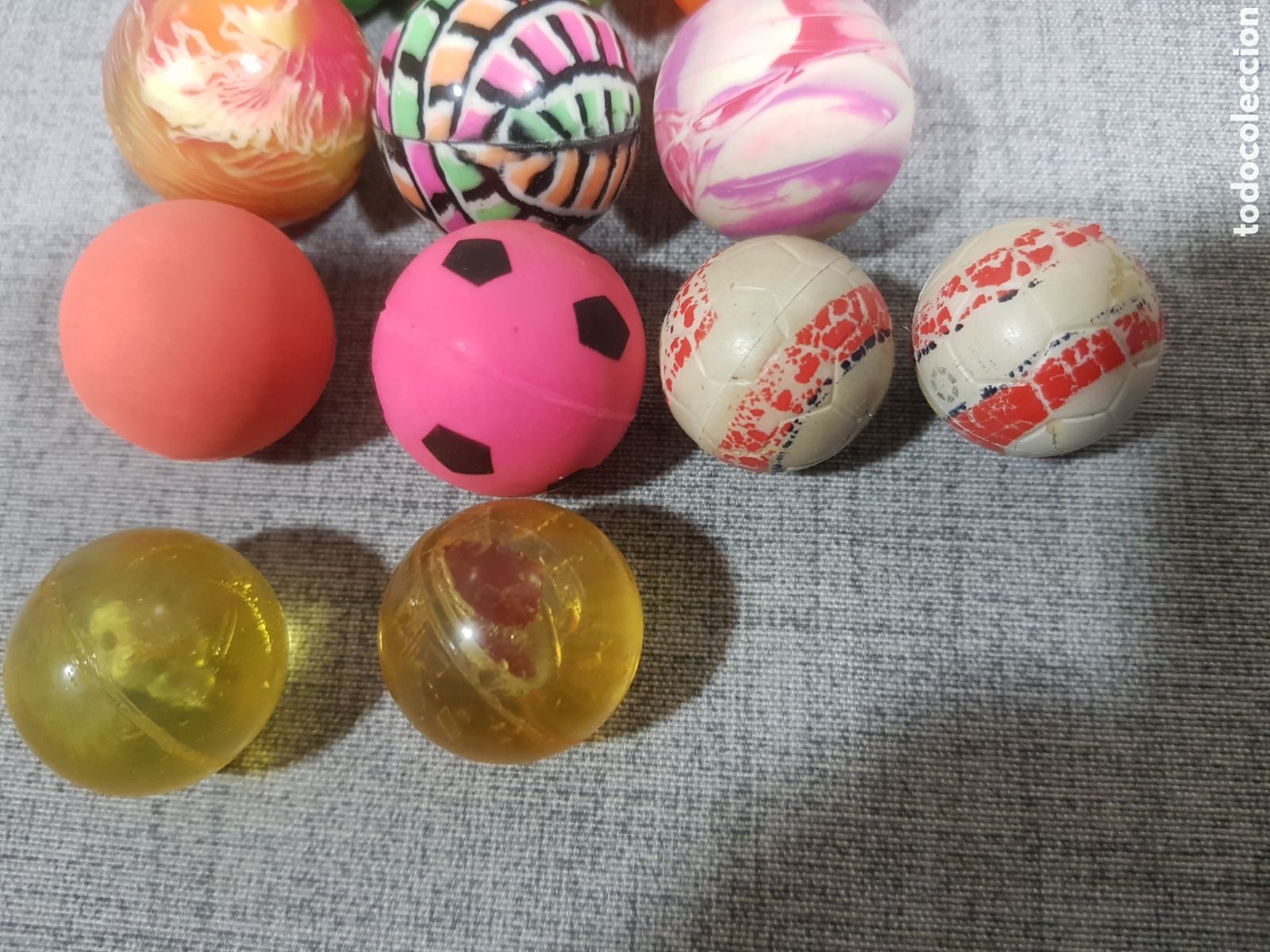 Juegos antiguos: LOTE 19 PELOTAS DE GOMA VARIADAS - Foto 4