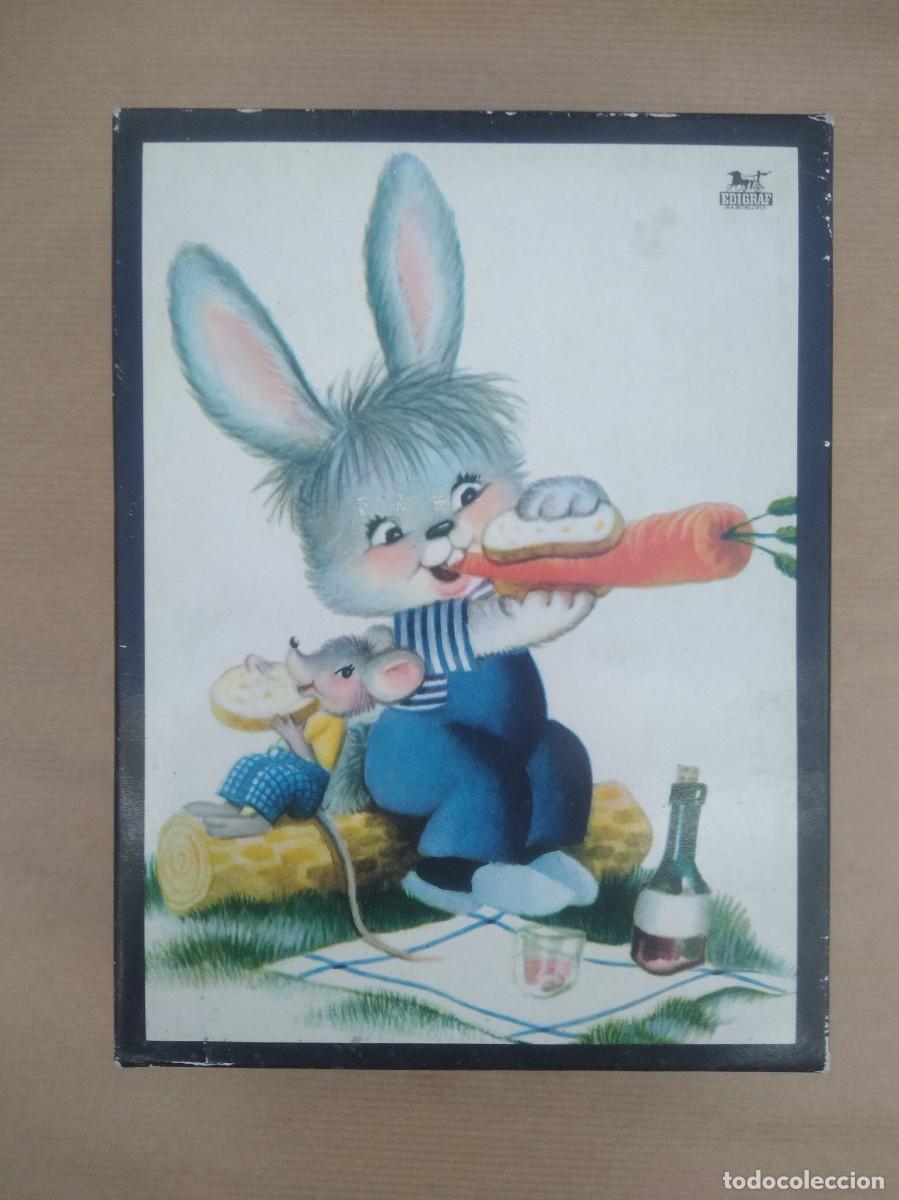 Juegos antiguos: Antiguo Rompecabezas conejito Ferrandiz-Edicraf - Foto 1