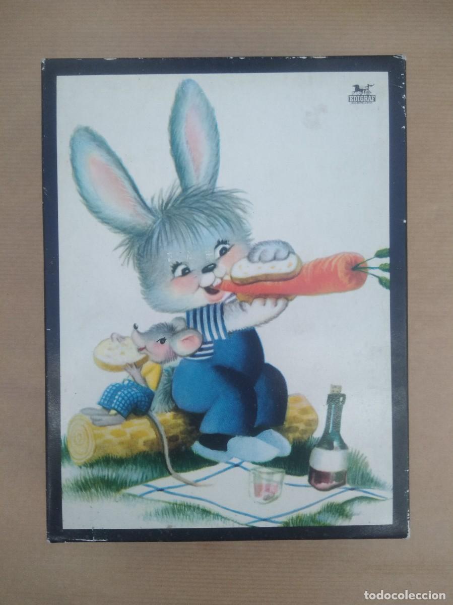 Juegos antiguos: Antiguo Rompecabezas conejito Ferrandiz-Edicraf - Foto 2