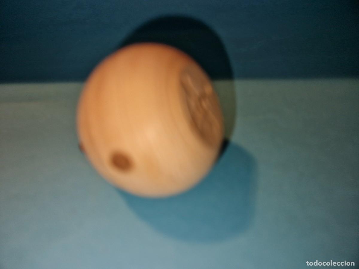 Juegos antiguos: ANTIGUA PEONZA DE MADERA - Foto 1