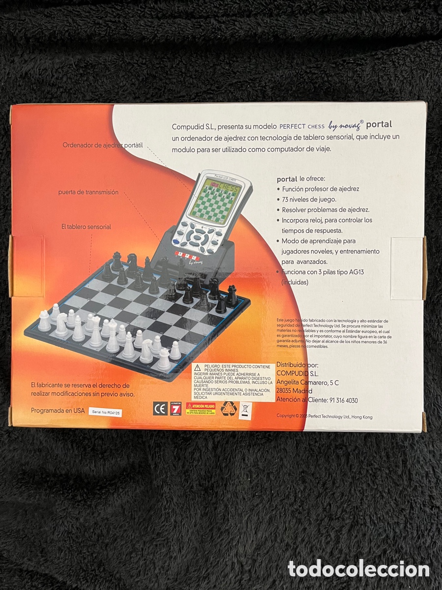Juegos antiguos: Computadora de ajedrez Portal by novag - Foto 2