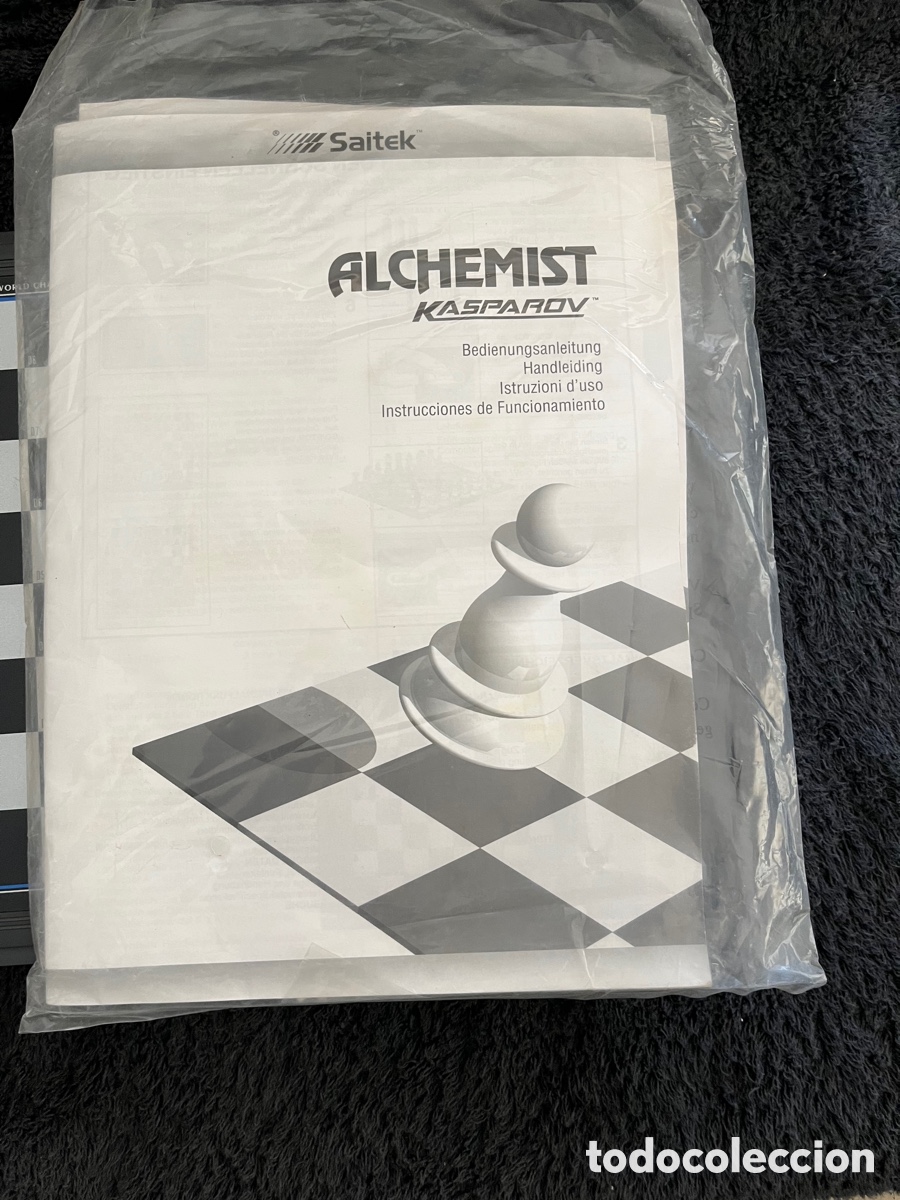 Juegos antiguos: Ajedrez electr&oacute;nico Kasparov Alchemist Saitek - Foto 2