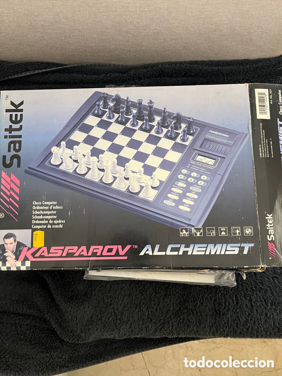 Juegos antiguos: Ajedrez electr&oacute;nico Kasparov Alchemist Saitek - Foto 3