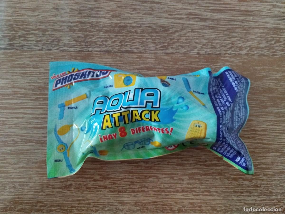 Juegos antiguos: Sobre Aqua Attack - Sobre Sin Abrir - Phoskitos - Reloj - Foto 2
