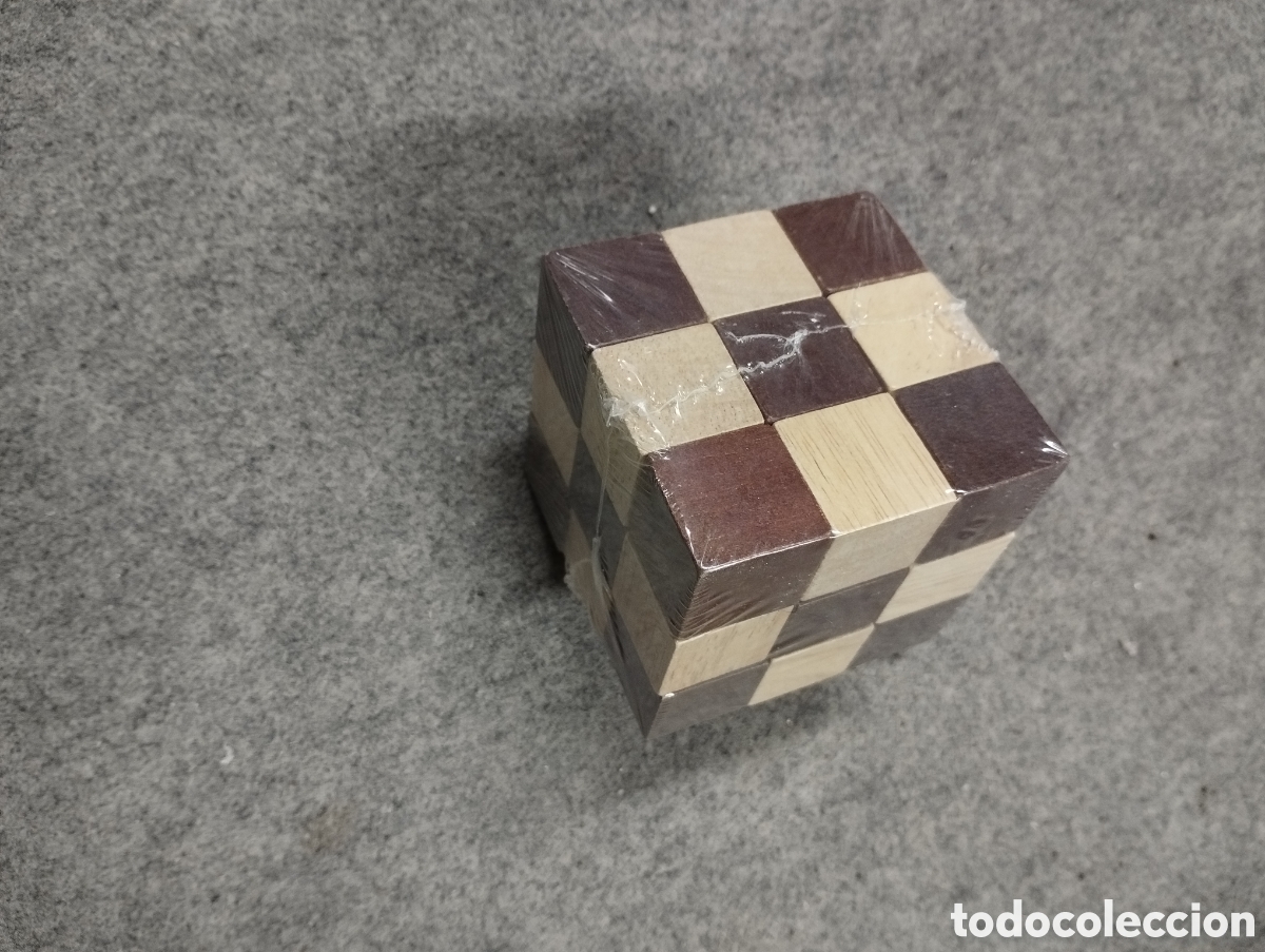 Juegos antiguos: Cubo de madera - Foto 3