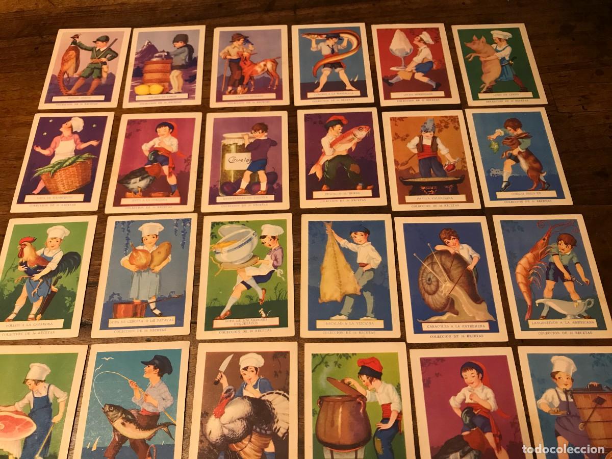 Juegos antiguos: COLECCI&Oacute;N DE 36 CROMOS - CHOCOLATES AMATLLER - Foto 3