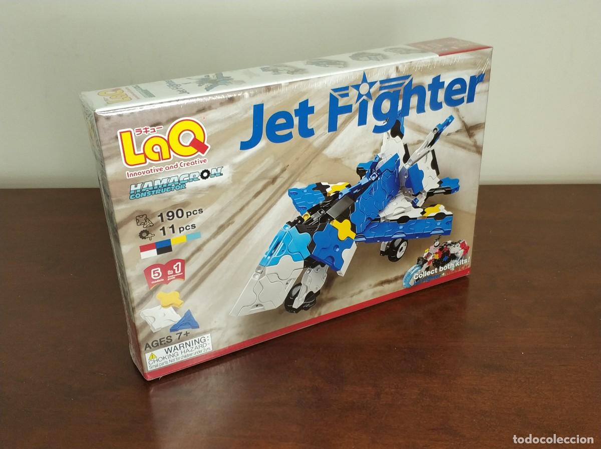 Juegos antiguos: Nuevo a estrenar - LaQ Ref. Jet Fighter / Reactor Hamacron Constructor sin abrir - Foto 2