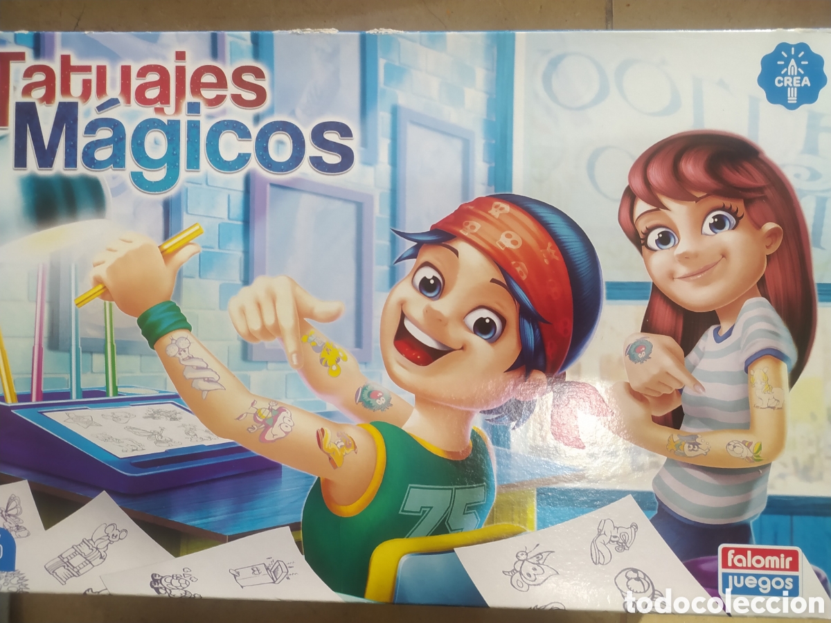 Juegos antiguos: Tatuaje m&aacute;gicos - Foto 1