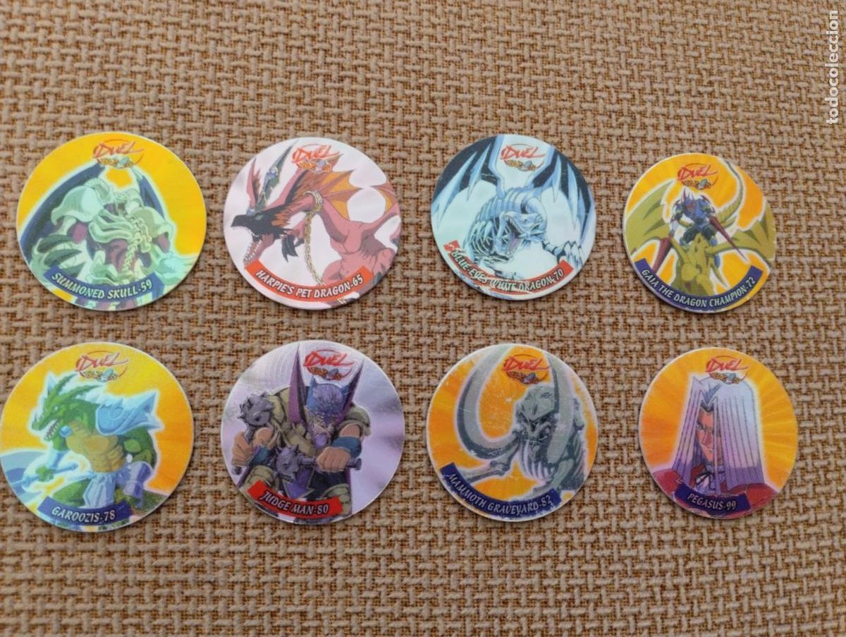 Juegos antiguos: Lote Duel Tazos Yu-Gi-Oh - Foto 1