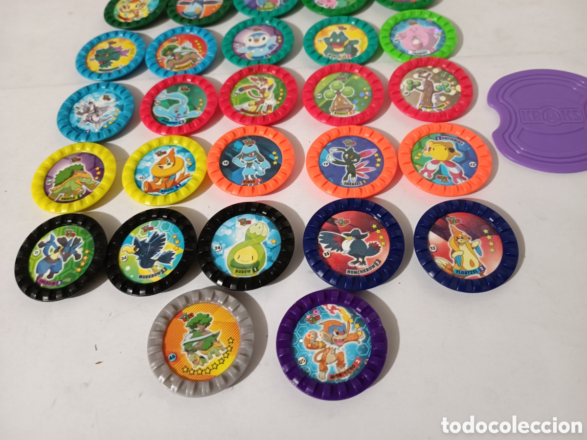 Juegos antiguos: Tazos Pok&eacute;mon Roks - Foto 6
