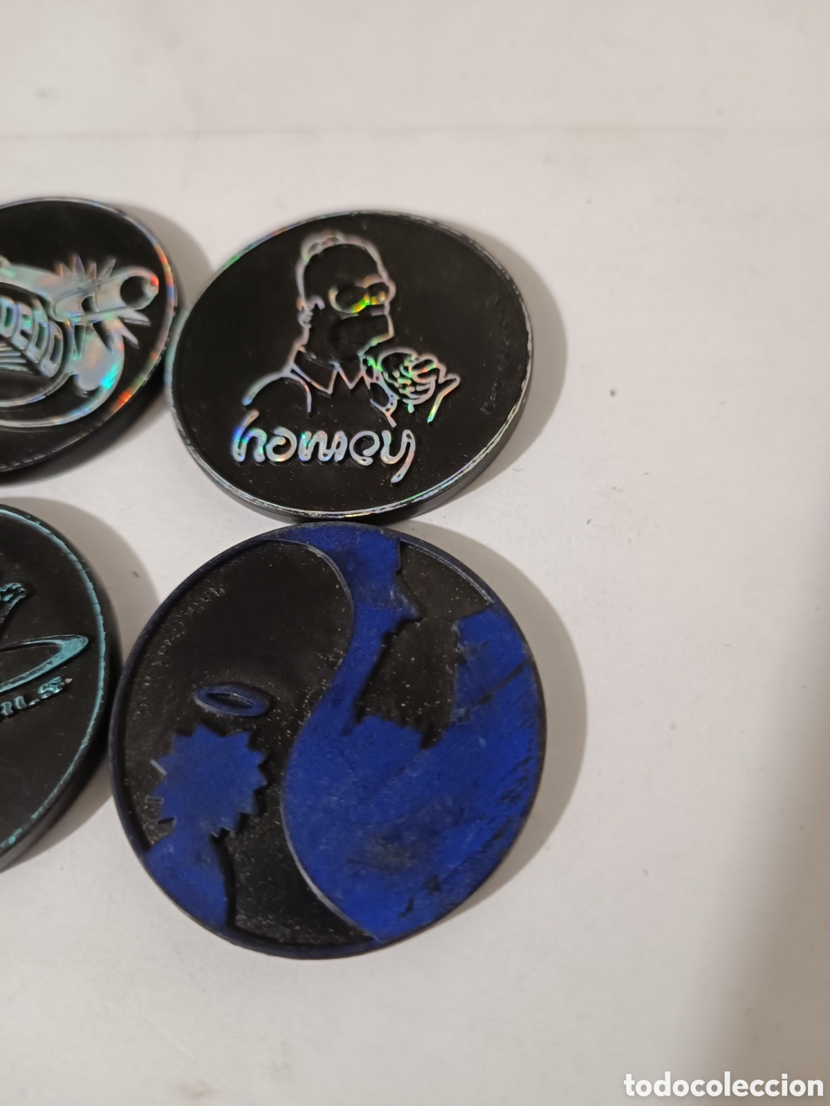 Juegos antiguos: Tazos Los Simpsons - Foto 2