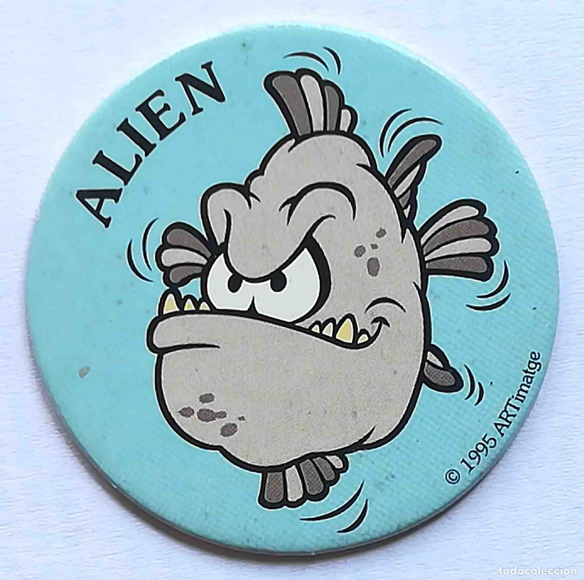 Juegos antiguos: Tazo Super Caps N&ordm; 256 - Alien. - Foto 1