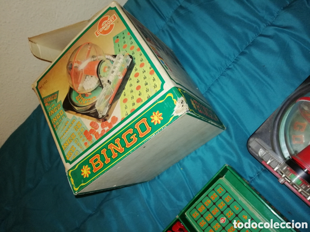 Juegos antiguos: Juego de mesa bingo de congost - Foto 3
