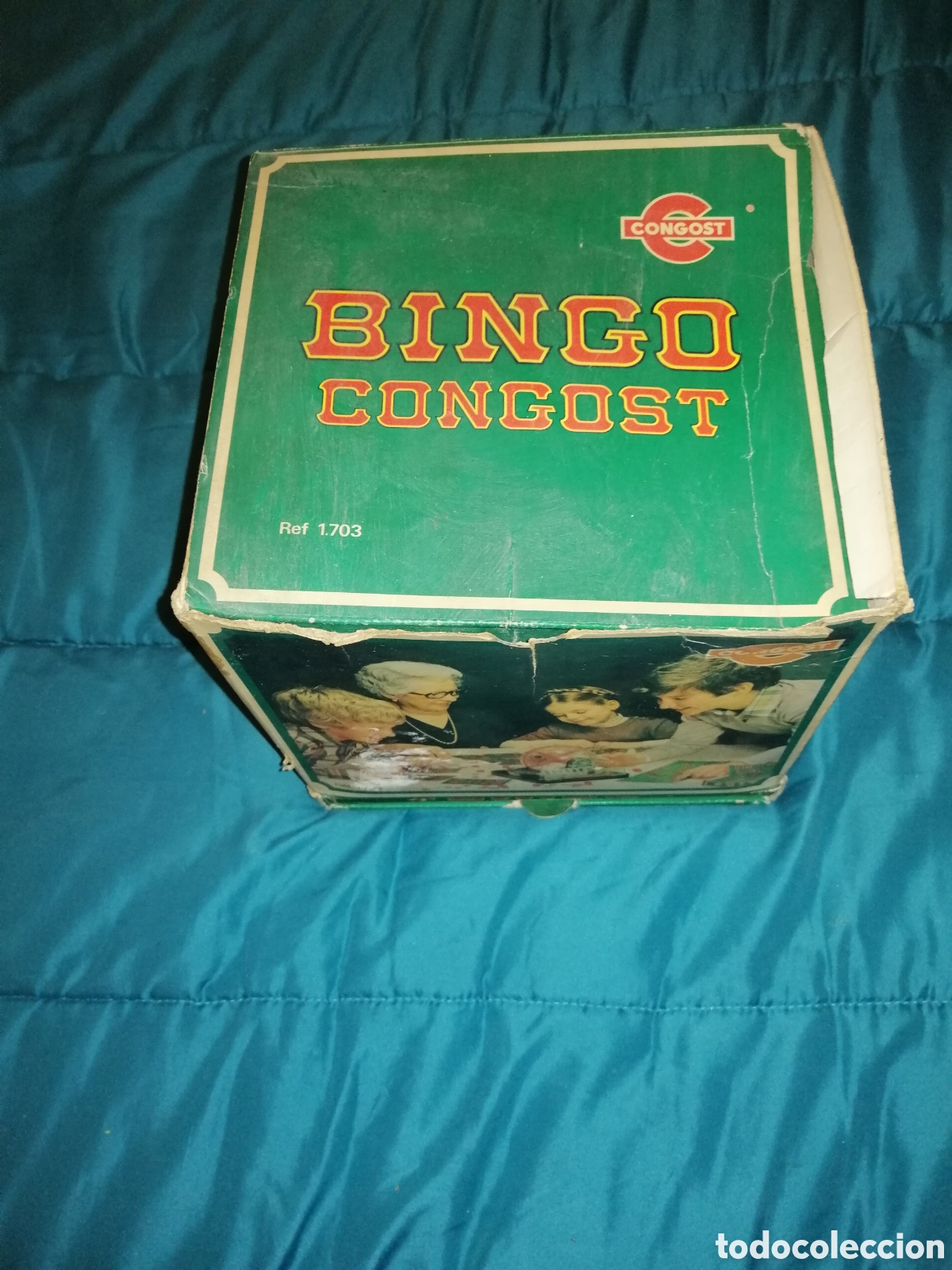 Juegos antiguos: Juego de mesa bingo de congost - Foto 1