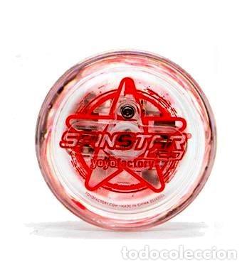 Juegos antiguos: Yo-Yo &rdquo;Spinstar&rdquo; Red Led - Foto 3