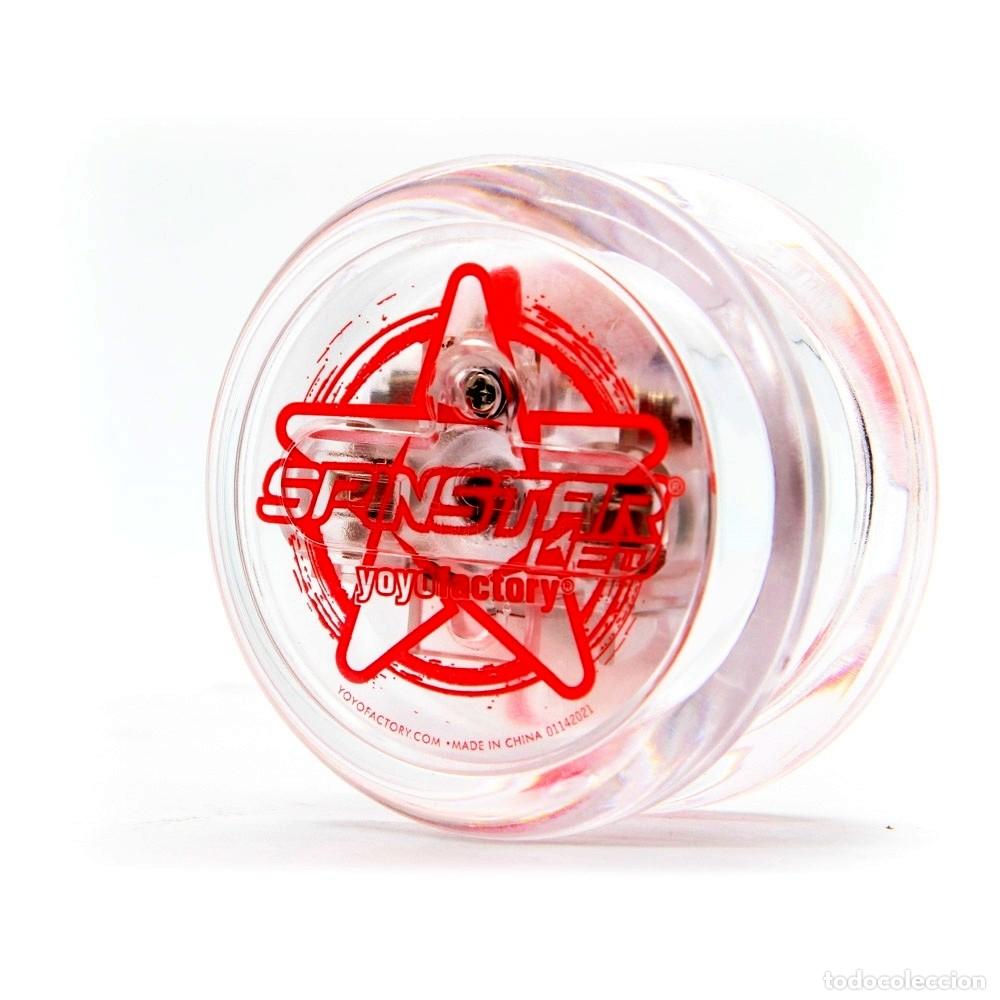 Juegos antiguos: Yo-Yo &rdquo;Spinstar&rdquo; Red Led - Foto 4
