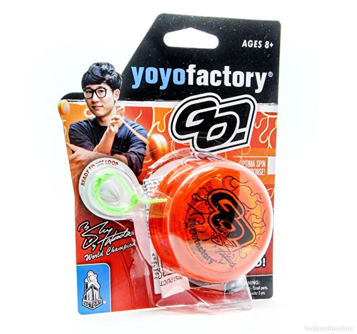 Juegos antiguos: Yo-Yo &rdquo;Go&rdquo; Transparent Orange - Foto 2