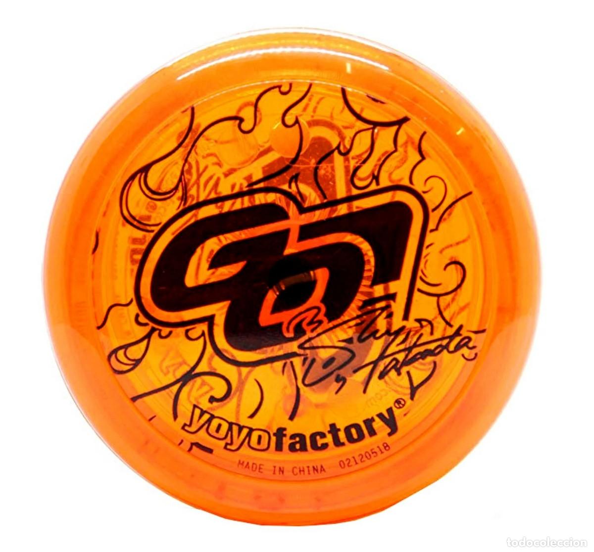Juegos antiguos: Yo-Yo &rdquo;Go&rdquo; Transparent Orange - Foto 3