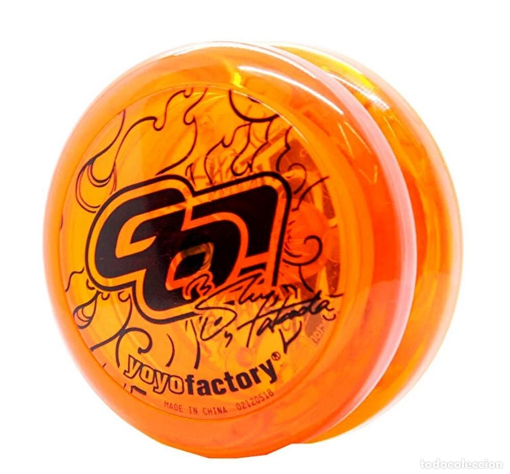 Juegos antiguos: Yo-Yo &rdquo;Go&rdquo; Transparent Orange - Foto 4