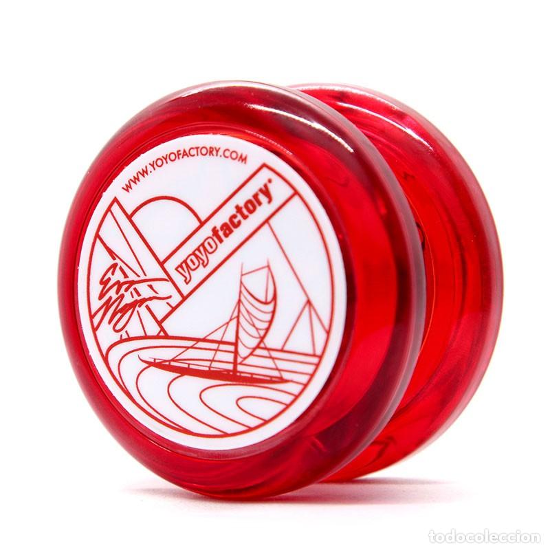 Juegos antiguos: Yo-Yo &rdquo;Voyage&rdquo; Clear Red - Foto 3