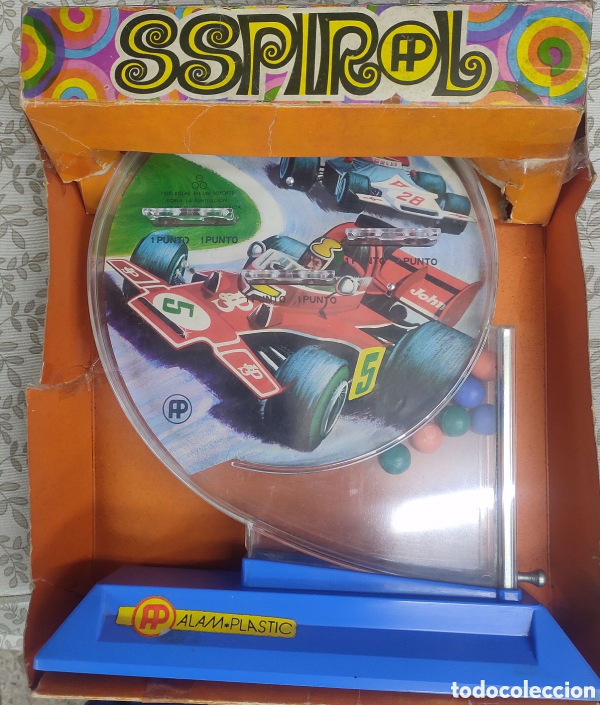 Juegos antiguos: Juego Sspirol Billarin - Foto 1