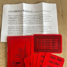 Juegos antiguos: ILUSIONISMO. LICORERIA MAGICA. MAGIC FERR-MAN