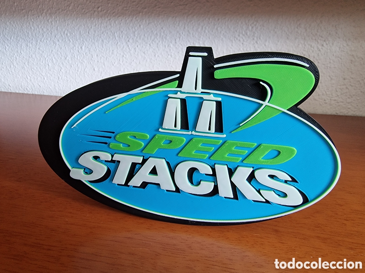 Juegos antiguos: Logo speed stacks - Foto 1