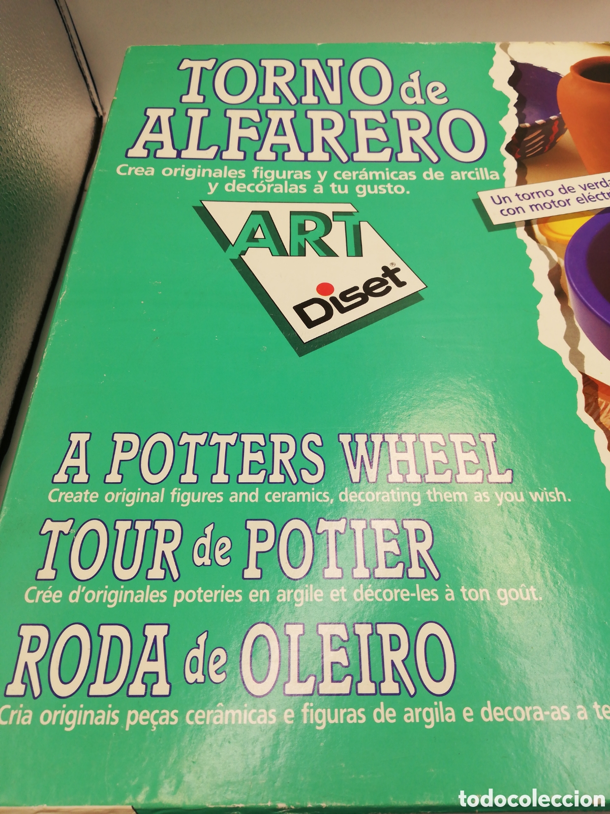 Juegos antiguos: Torno de Alfarero. Diset. - Foto 2
