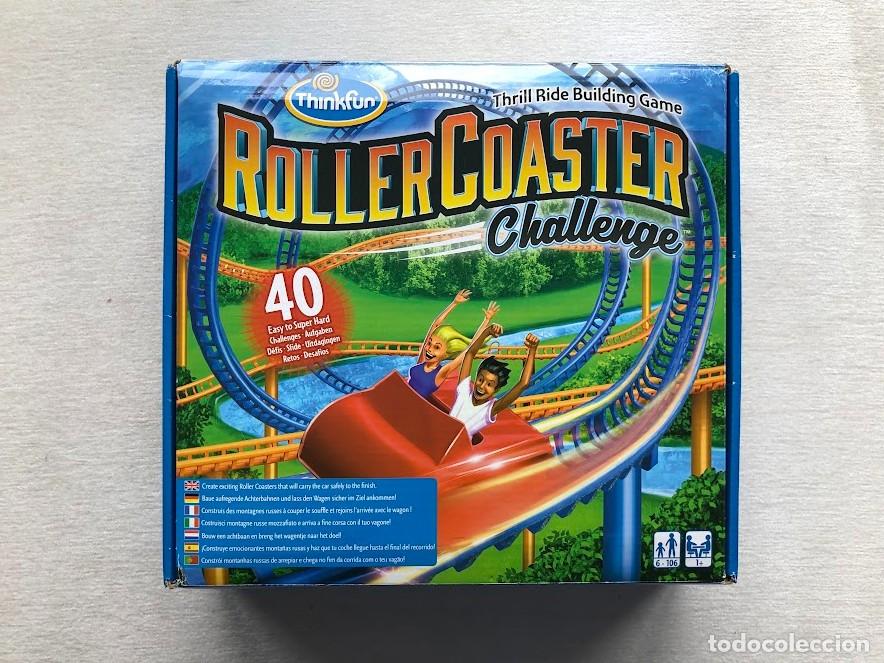Juegos antiguos: Roller Coaster Challenge / Thrill Ride Building Game / Thinkfun / - Foto 1
