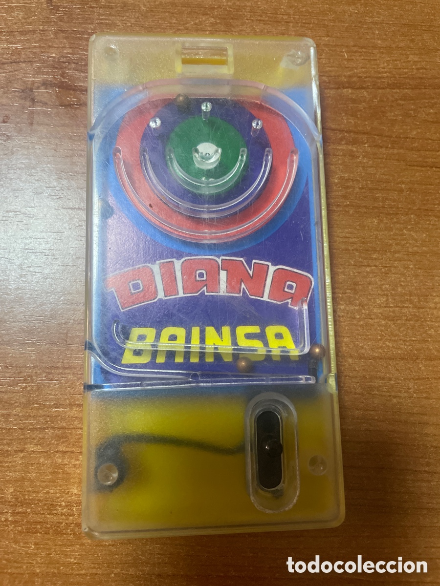 Juegos antiguos: Juego de bolas de bolsillo mini pinball - Foto 1