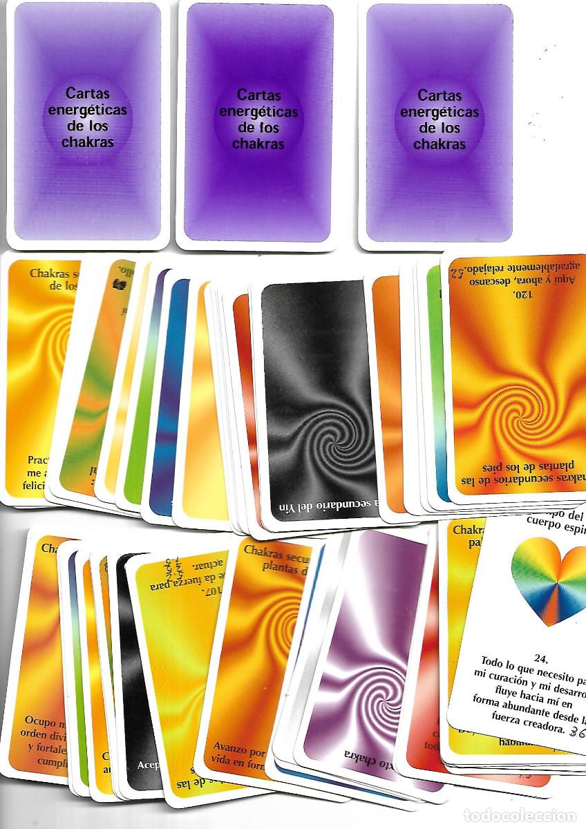 Juegos antiguos: MAS DE 100 CARTAS ENERGETICAS DE LOS CHAKRAS - Foto 1