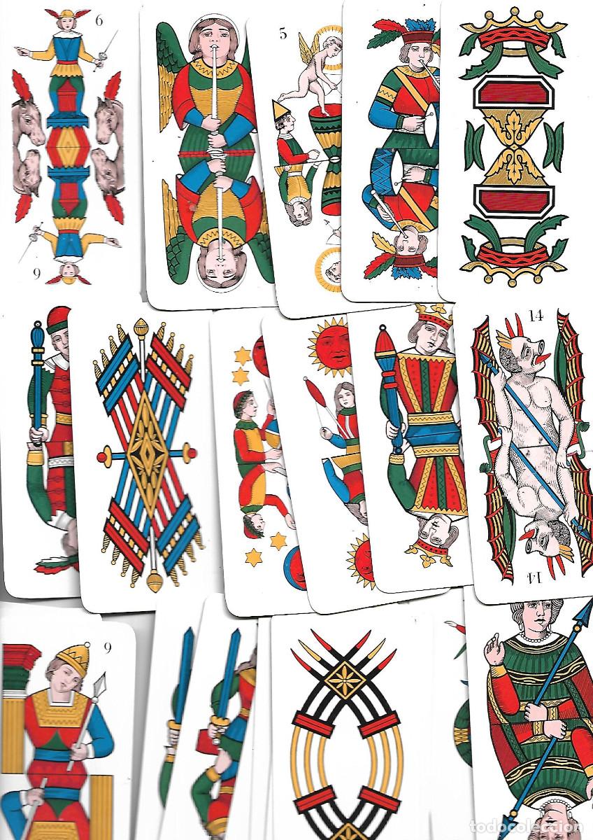 Juegos antiguos: 25 CARTAS DE RARO TAROT - Foto 1