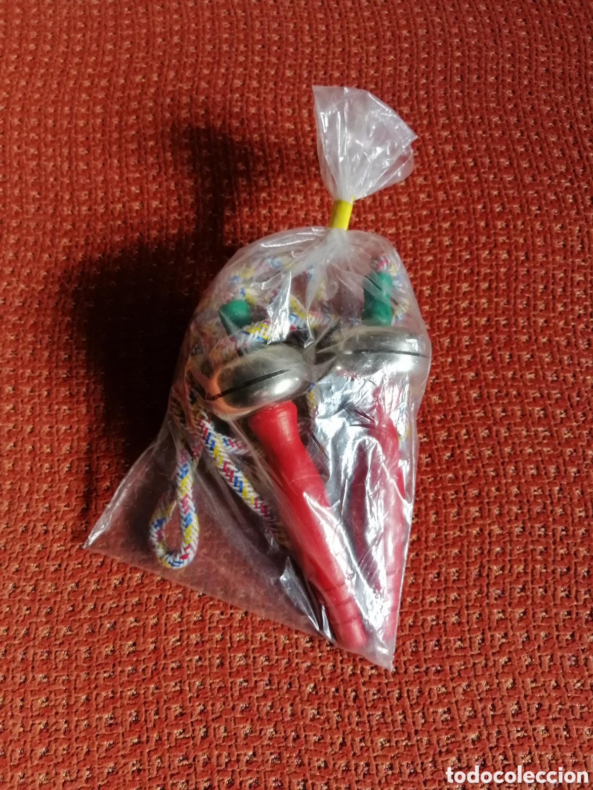 Juegos antiguos: COMBA PARA SALTAR CON SONAJERO - Foto 1