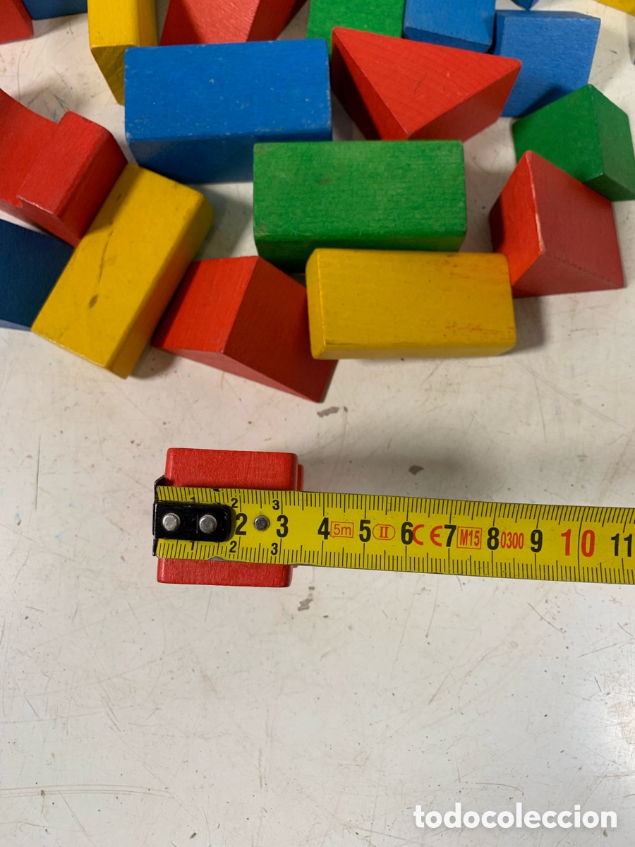 Juegos antiguos: 01_ Antiguos bloques de construcci&oacute;n de madera - Foto 6