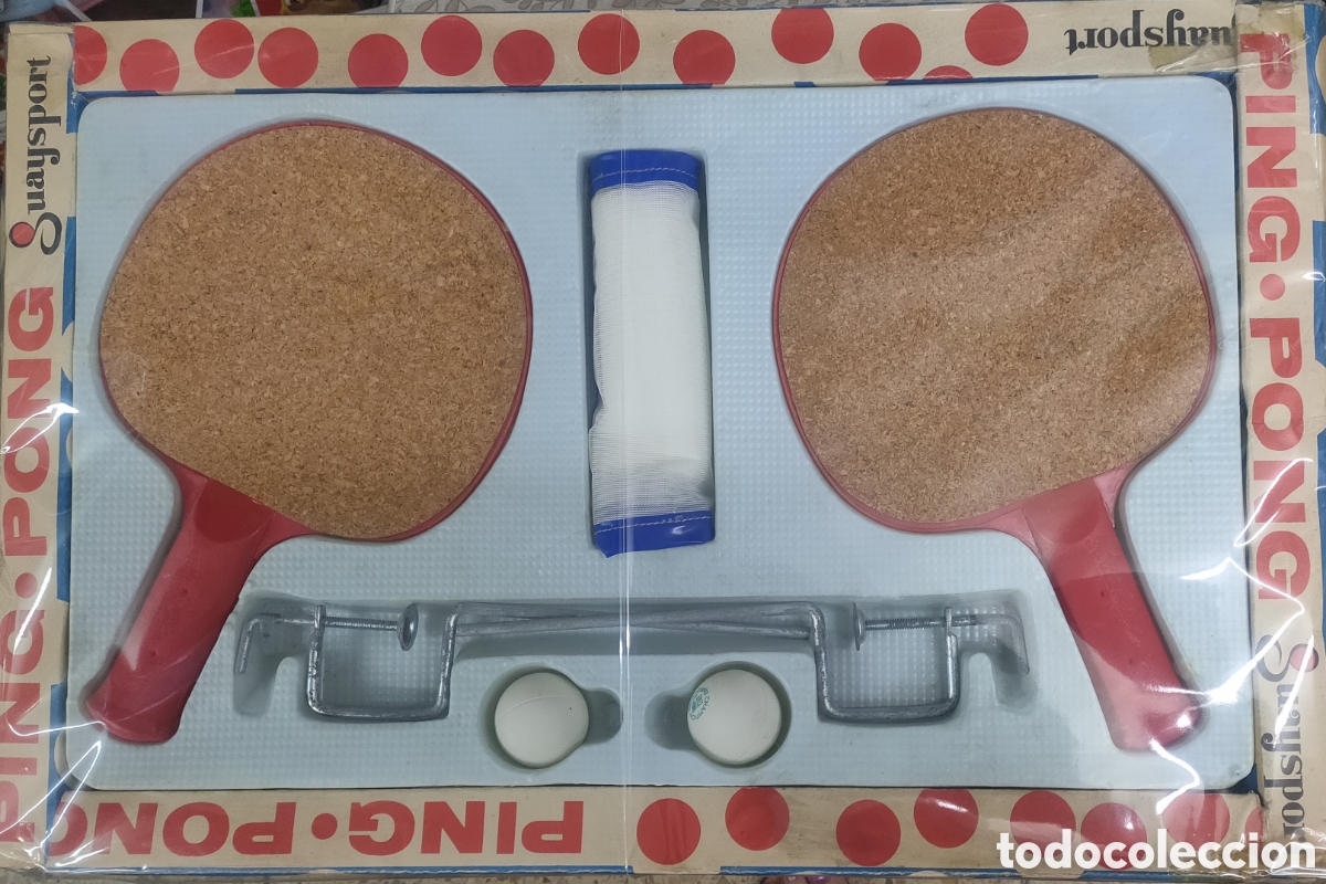 Juegos antiguos: Juego de ping pong marca Suaysport - Foto 1