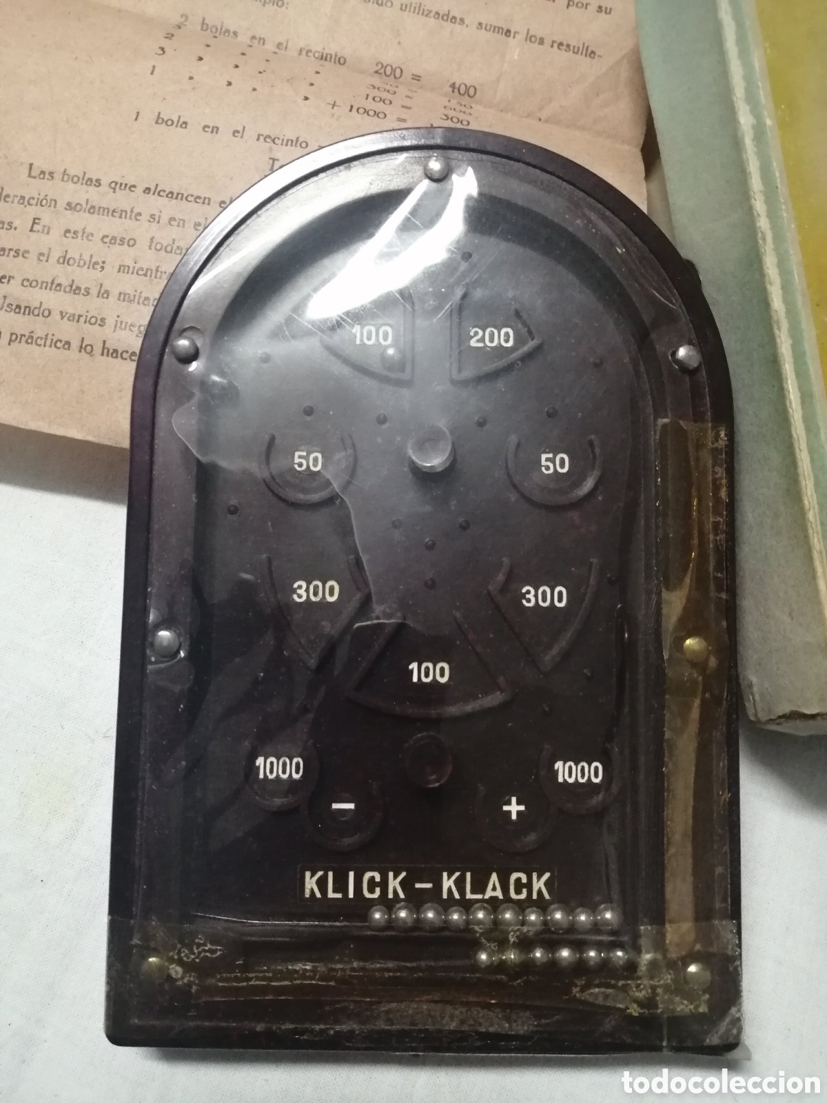 Juegos antiguos: KLICK KLACK JUGUETE AMERICANO - Foto 3